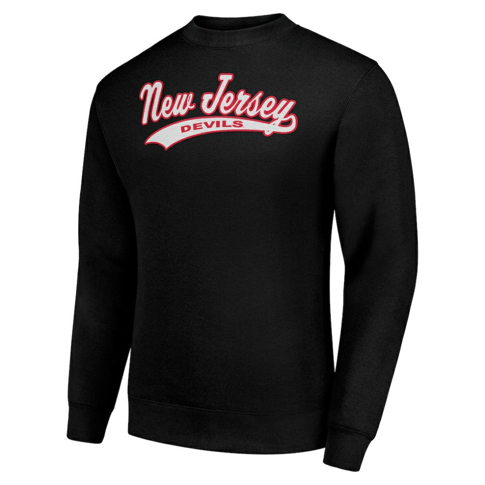 New Jersey Devils Starter  Tailsweep City Pullover Sweatshirt - Black | US 202215985