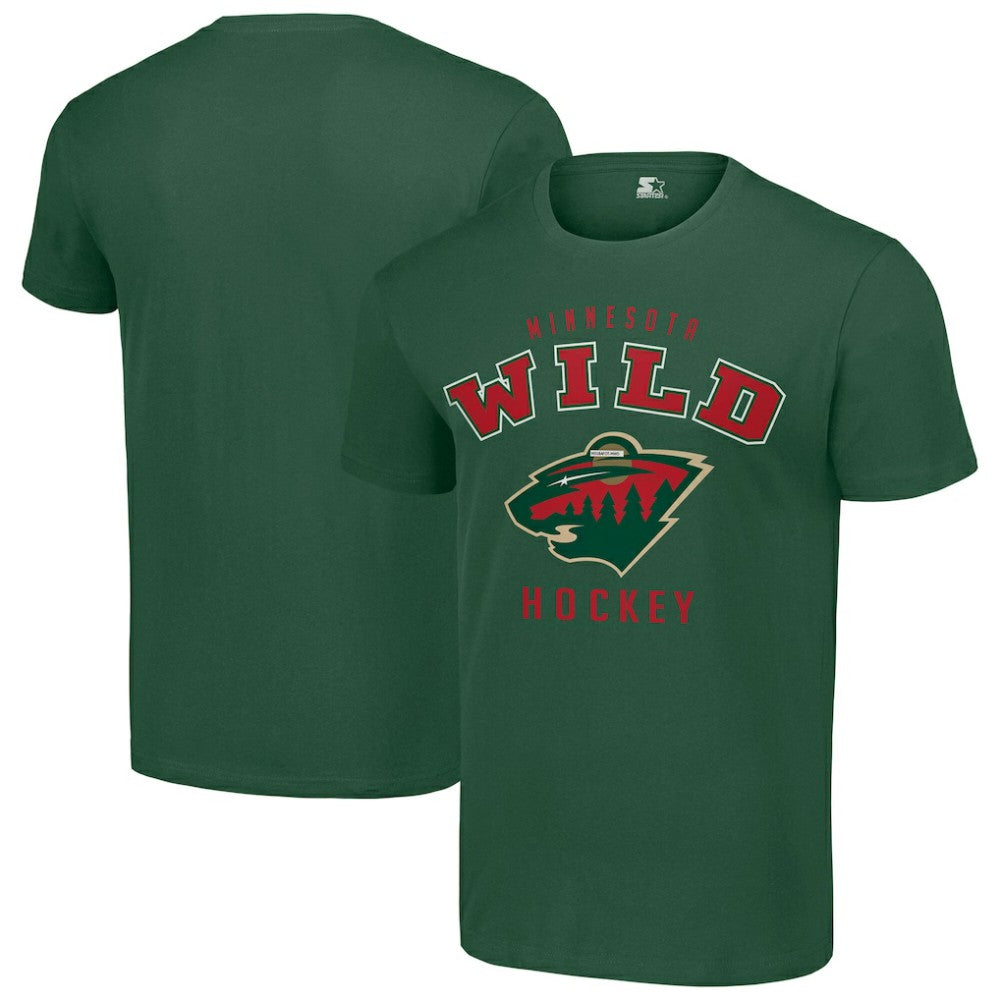 Minnesota Wild Starter Logo T-Shirt - Green | US 202216100