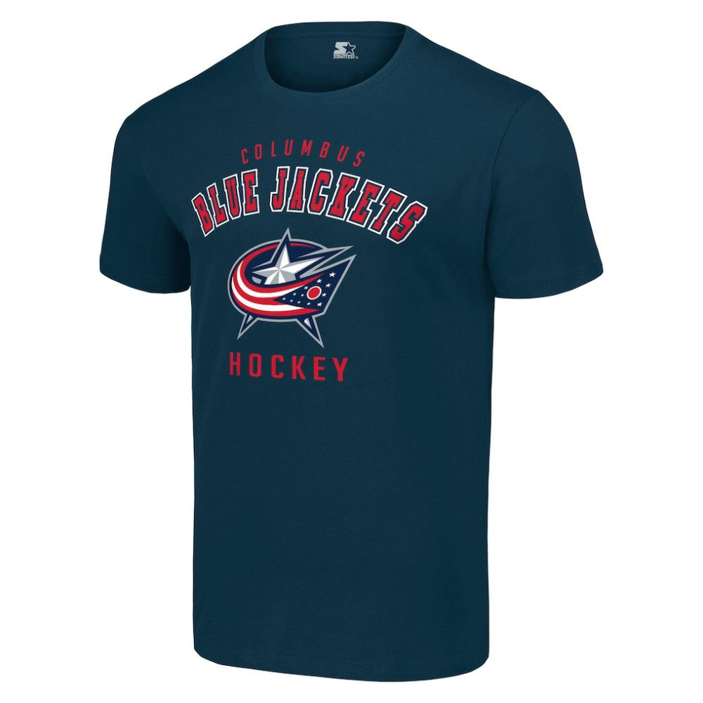 Columbus Blue Jackets Starter Logo T-Shirt - Navy | US 202216101