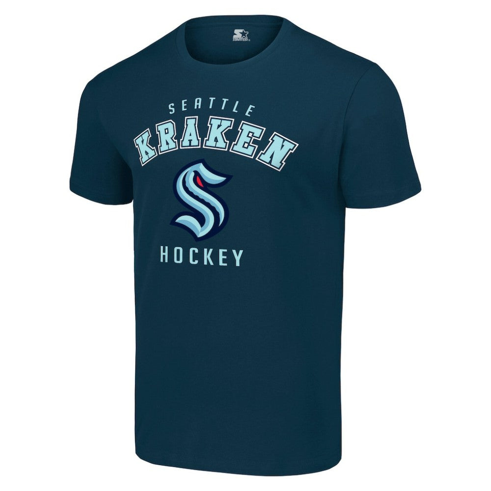 Seattle Kraken Starter Logo T-Shirt - Navy | US 202216105
