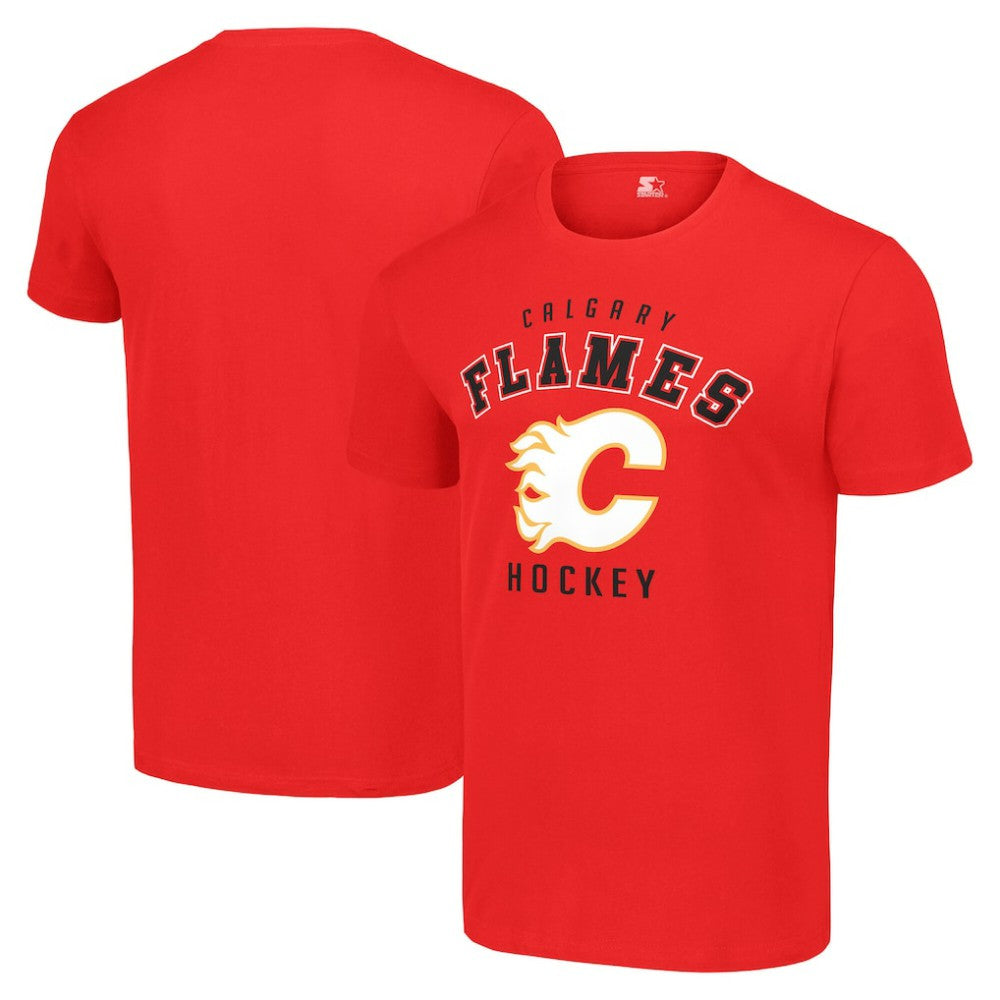 Calgary Flames Starter Logo T-Shirt - Red | US 202216111