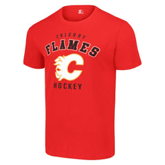 Calgary Flames Starter Logo T-Shirt - Red | US 202216111