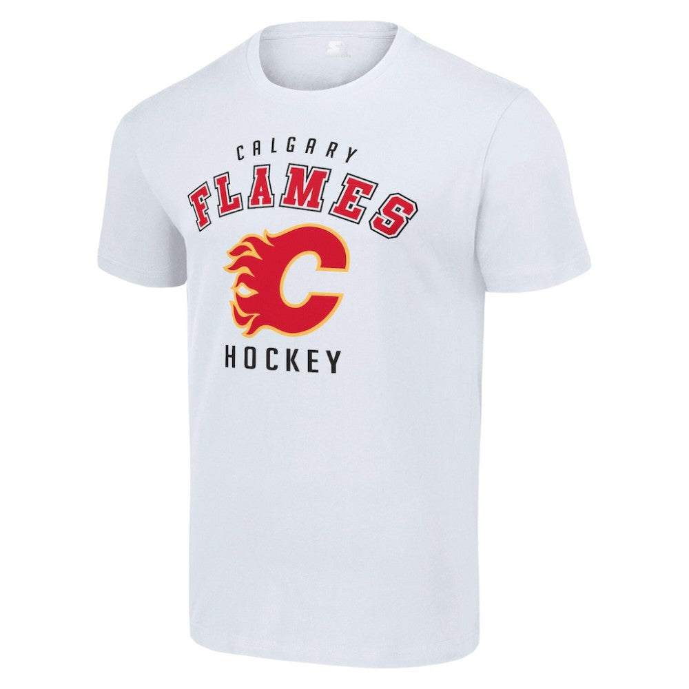 Calgary Flames Starter Logo T-Shirt - White | US 202216124
