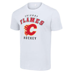 Calgary Flames Starter Logo T-Shirt - White | US 202216124