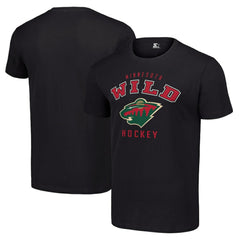 Minnesota Wild Starter Logo T-Shirt - Black | US 202216139