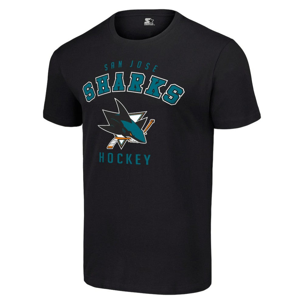 San Jose Sharks Starter Logo T-Shirt - Black | US 202216145
