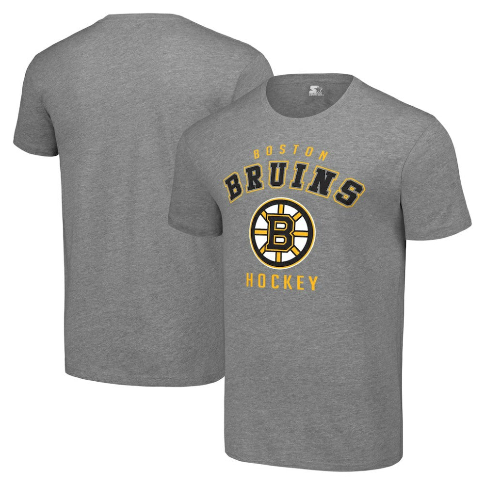 Boston Bruins Starter Logo T-Shirt - Heather Gray | US 202216149