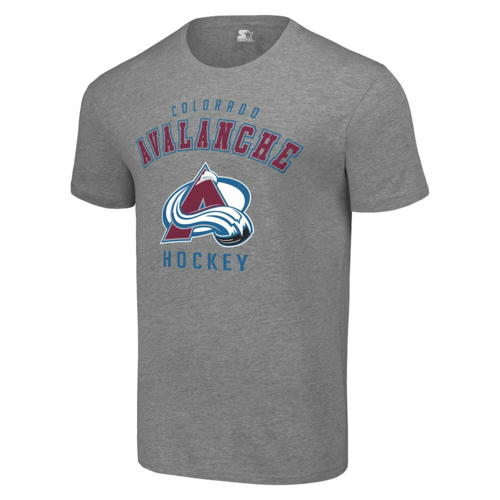Colorado Avalanche Starter Logo T-Shirt - Heather Gray | US 202216154