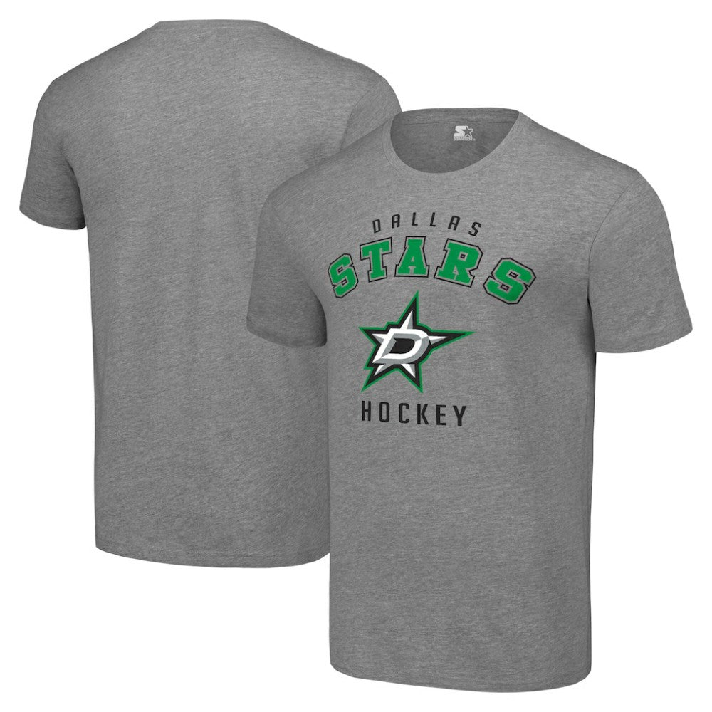 Dallas Stars Starter Logo T-Shirt - Heather Gray | US 202216156