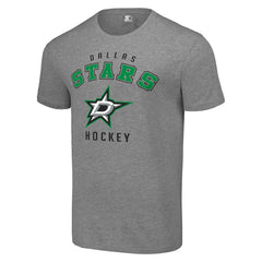 Dallas Stars Starter Logo T-Shirt - Heather Gray | US 202216156