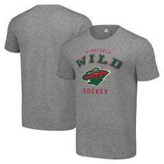 Minnesota Wild Starter Logo T-Shirt - Heather Gray | US 202216161