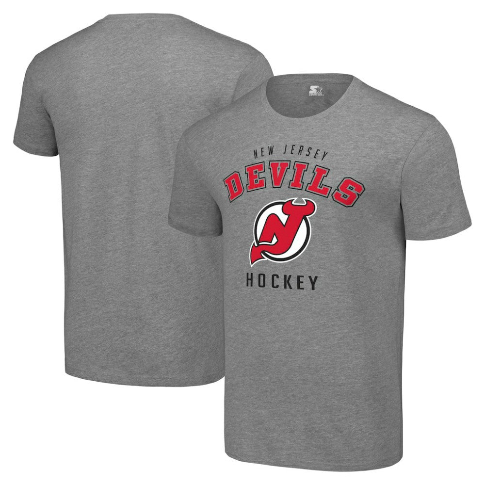 New Jersey Devils Starter Logo T-Shirt - Heather Gray | US 202216164