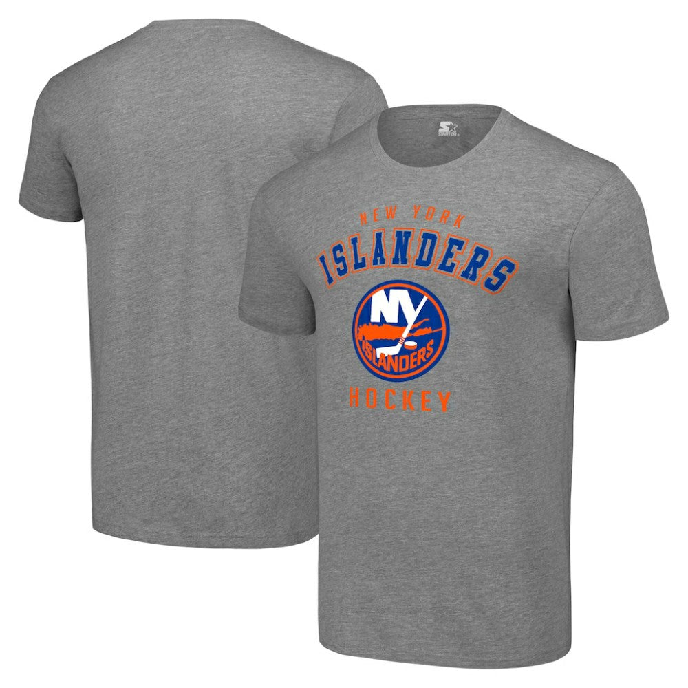 New York Islanders Starter Logo T-Shirt - Heather Gray | US 202216165