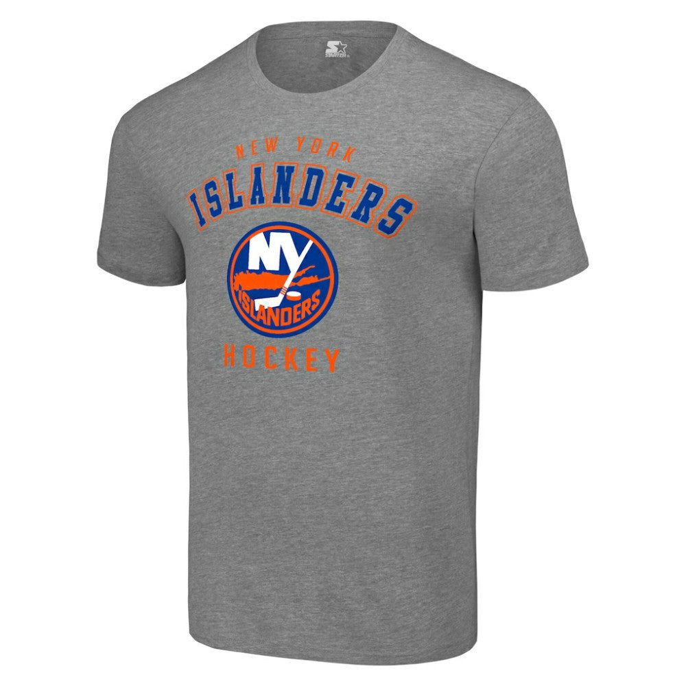 New York Islanders Starter Logo T-Shirt - Heather Gray | US 202216165