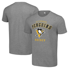 Pittsburgh Penguins Starter Logo T-Shirt - Heather Gray | US 202216170