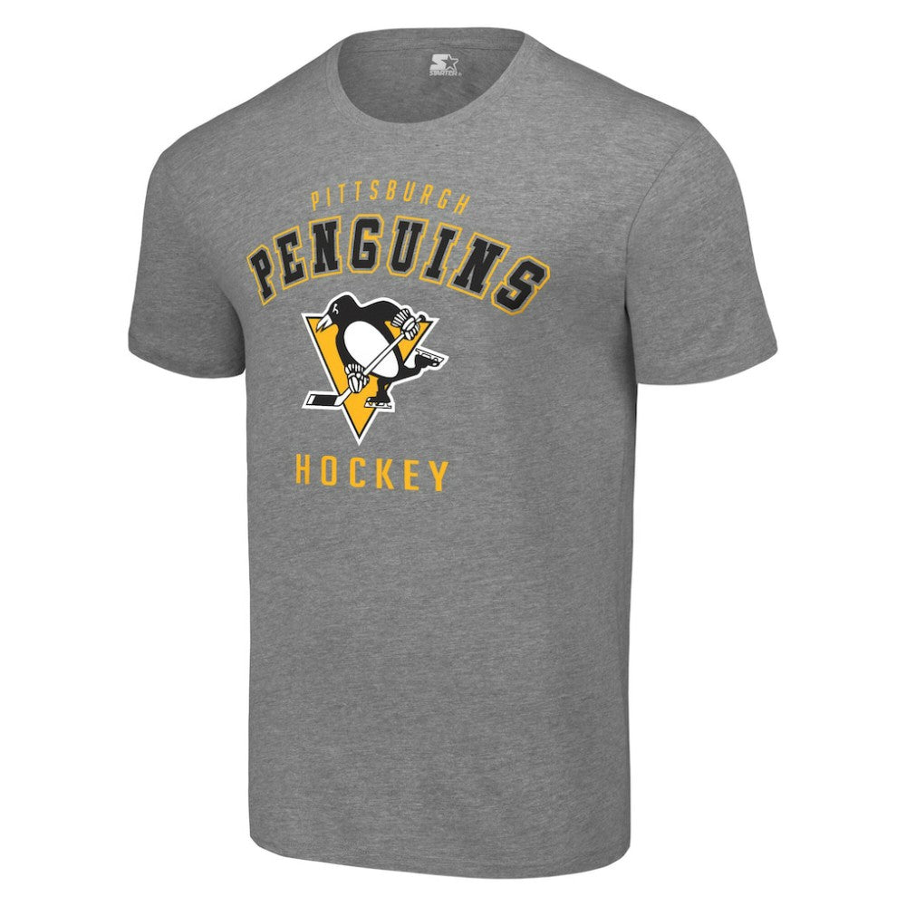 Pittsburgh Penguins Starter Logo T-Shirt - Heather Gray | US 202216170