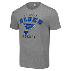St. Louis Blues Starter Logo T-Shirt - Heather Gray | US 202216173