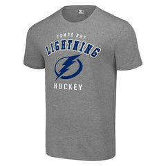 Tampa Bay Lightning Starter Logo T-Shirt - Heather Gray | US 202216174
