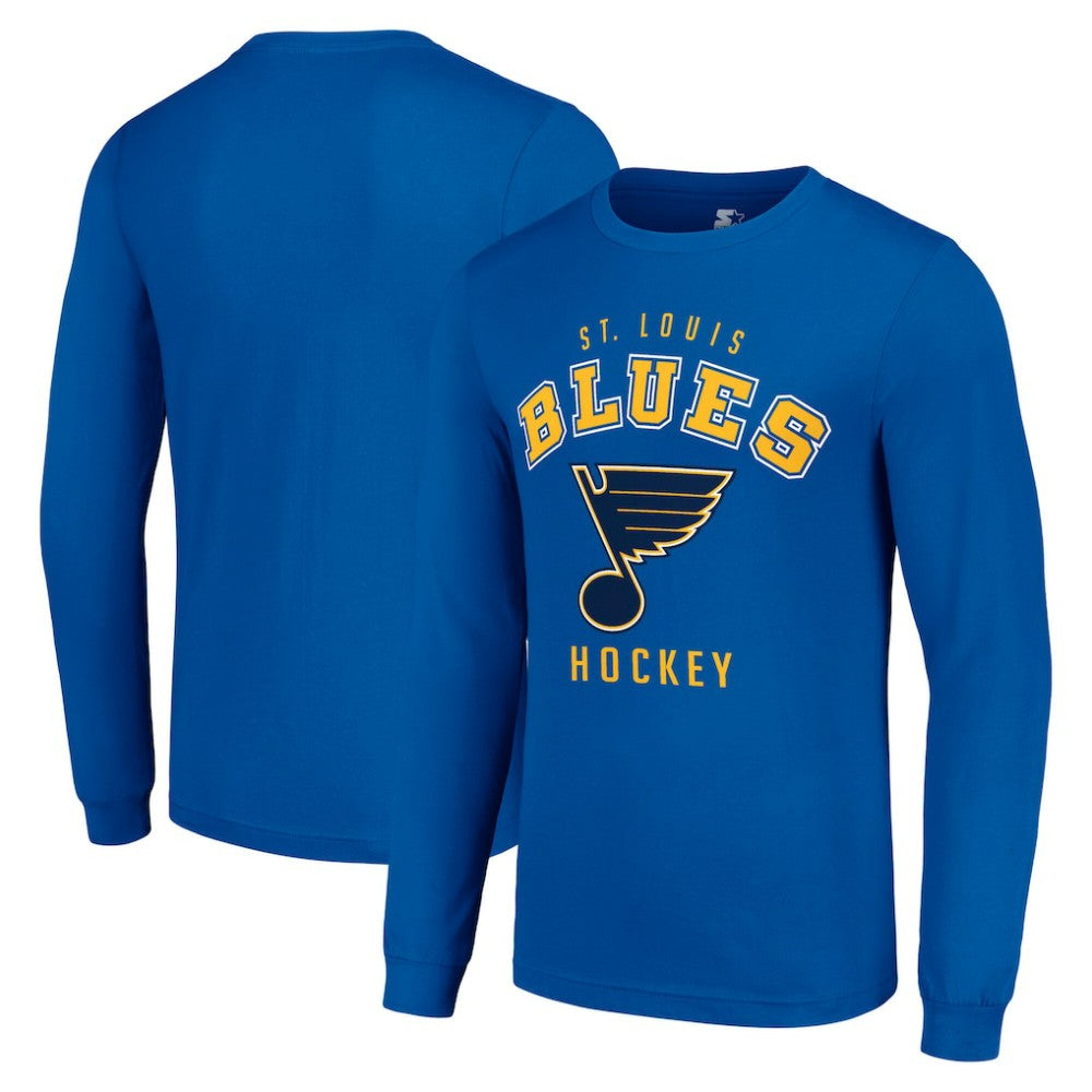 St. Louis Blues Starter Logo Long Sleeve T-Shirt - Royal | US 202216196