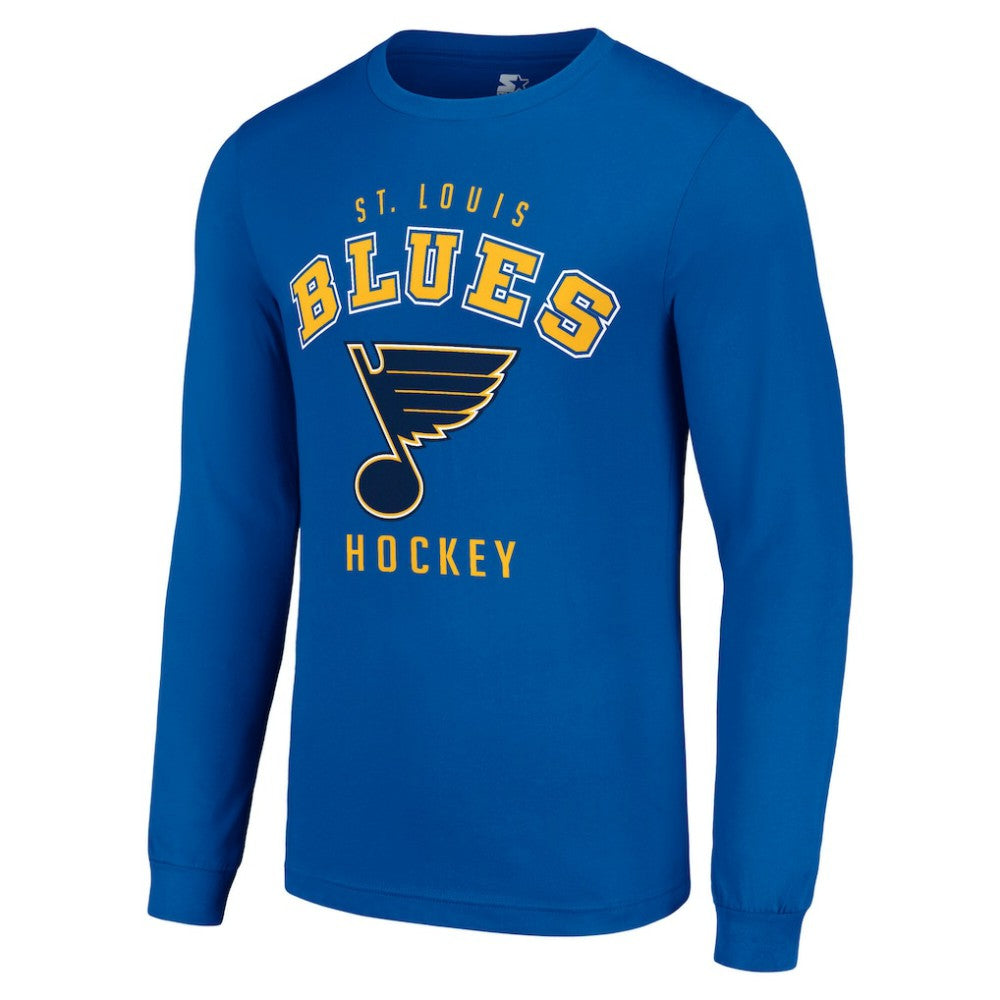 St. Louis Blues Starter Logo Long Sleeve T-Shirt - Royal | US 202216196
