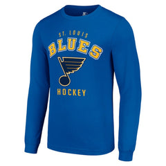 St. Louis Blues Starter Logo Long Sleeve T-Shirt - Royal | US 202216196