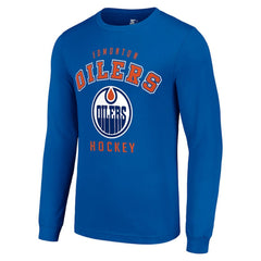 Edmonton Oilers Starter Logo Long Sleeve T-Shirt - Royal | US 202216198