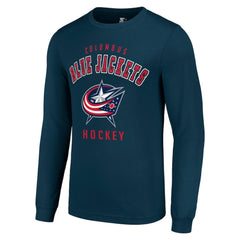Columbus Blue Jackets Starter Logo Long Sleeve T-Shirt - Navy | US 202216201