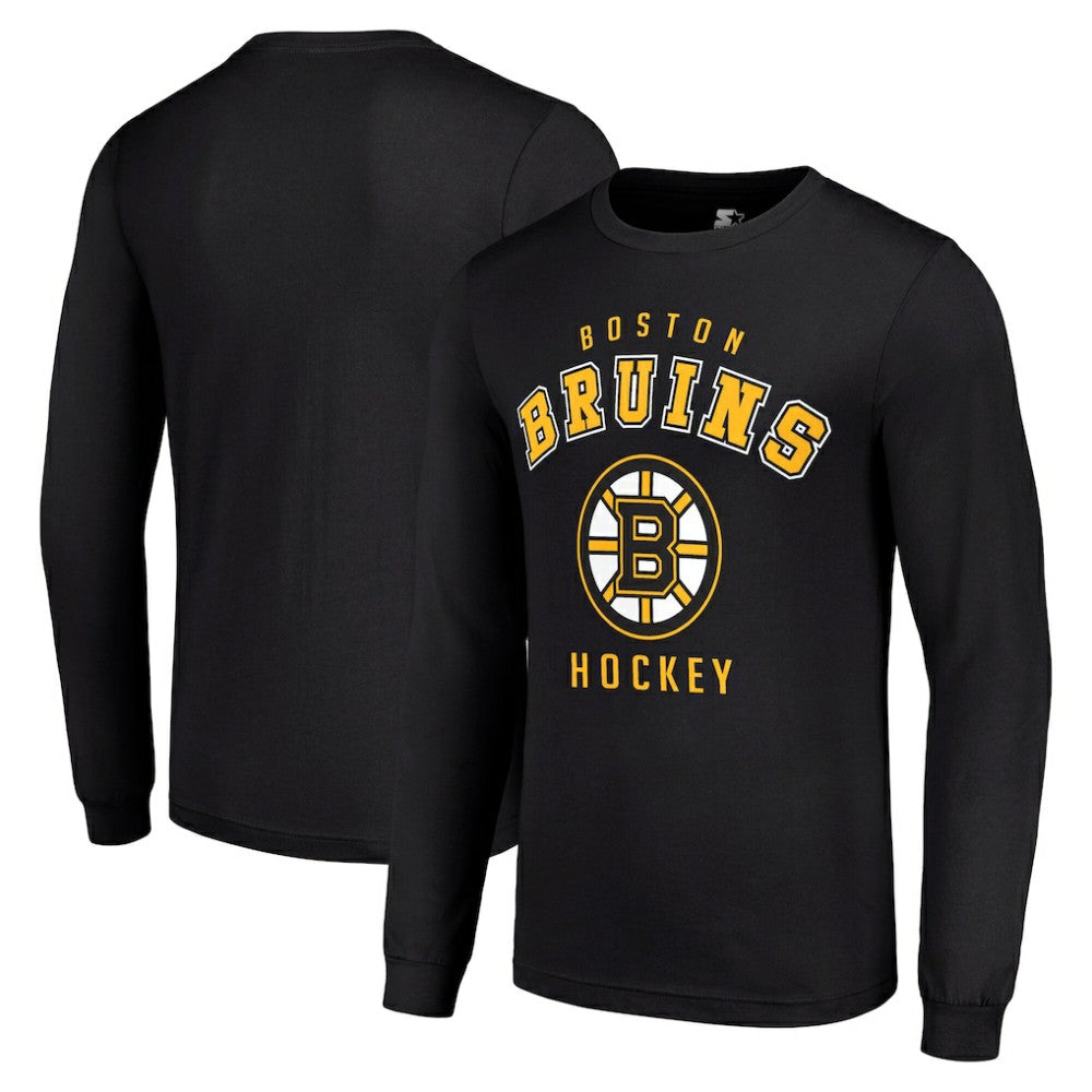 Boston Bruins Starter Logo Long Sleeve T-Shirt - Black | US 202216205