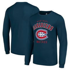 Montreal Canadiens Starter Logo Long Sleeve T-Shirt - Navy | US 202216206