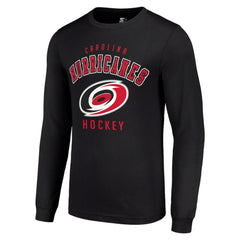 Carolina Hurricanes Starter Logo Long Sleeve T-Shirt - Black | US 202216207