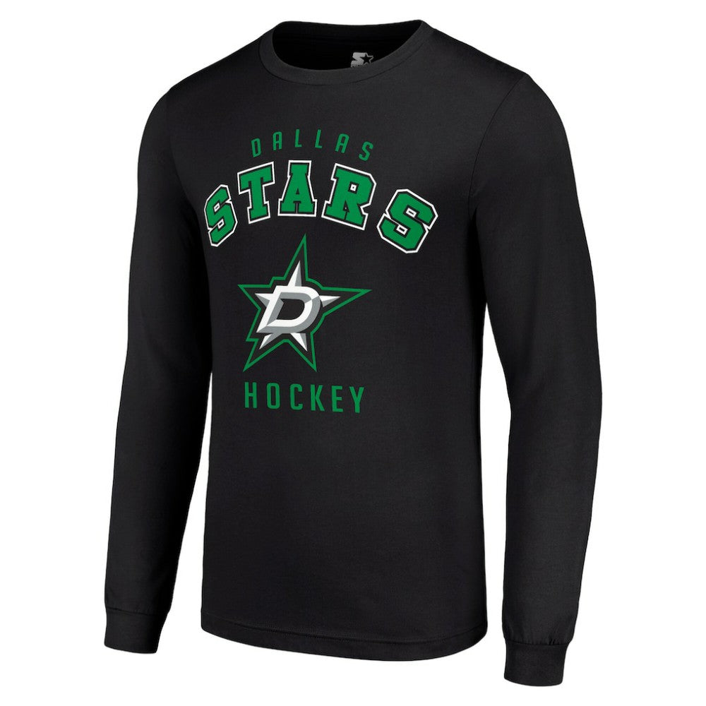 Dallas Stars Starter Logo Long Sleeve T-Shirt - Black | US 202216212