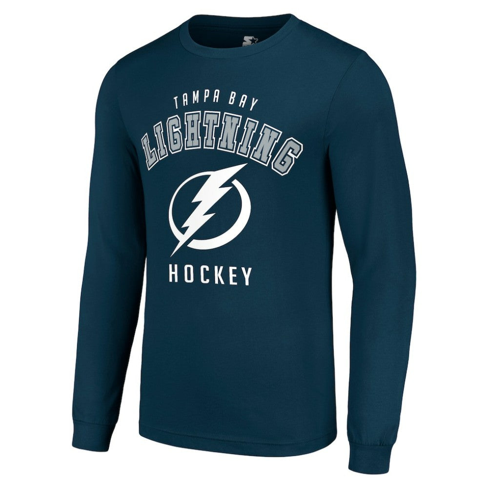Tampa Bay Lightning Starter Logo Long Sleeve T-Shirt - Navy | US 202216213