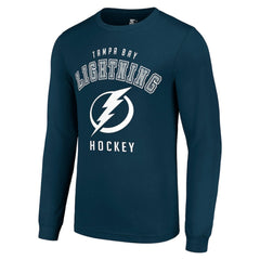 Tampa Bay Lightning Starter Logo Long Sleeve T-Shirt - Navy | US 202216213