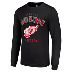 Detroit Red Wings Starter Logo Long Sleeve T-Shirt - Black | US 202216214
