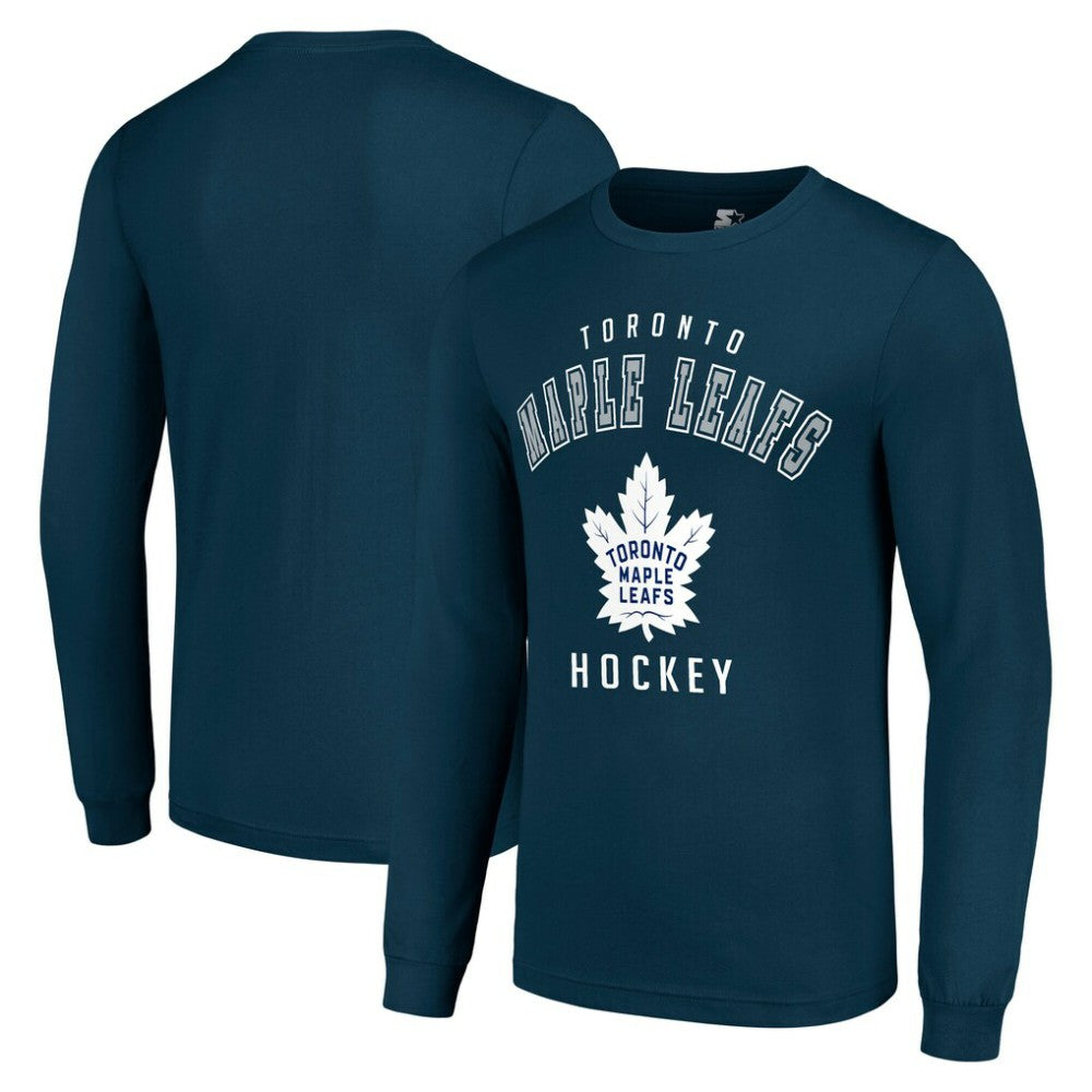 Toronto Maple Leafs Starter Logo Long Sleeve T-Shirt - Navy | US 202216215