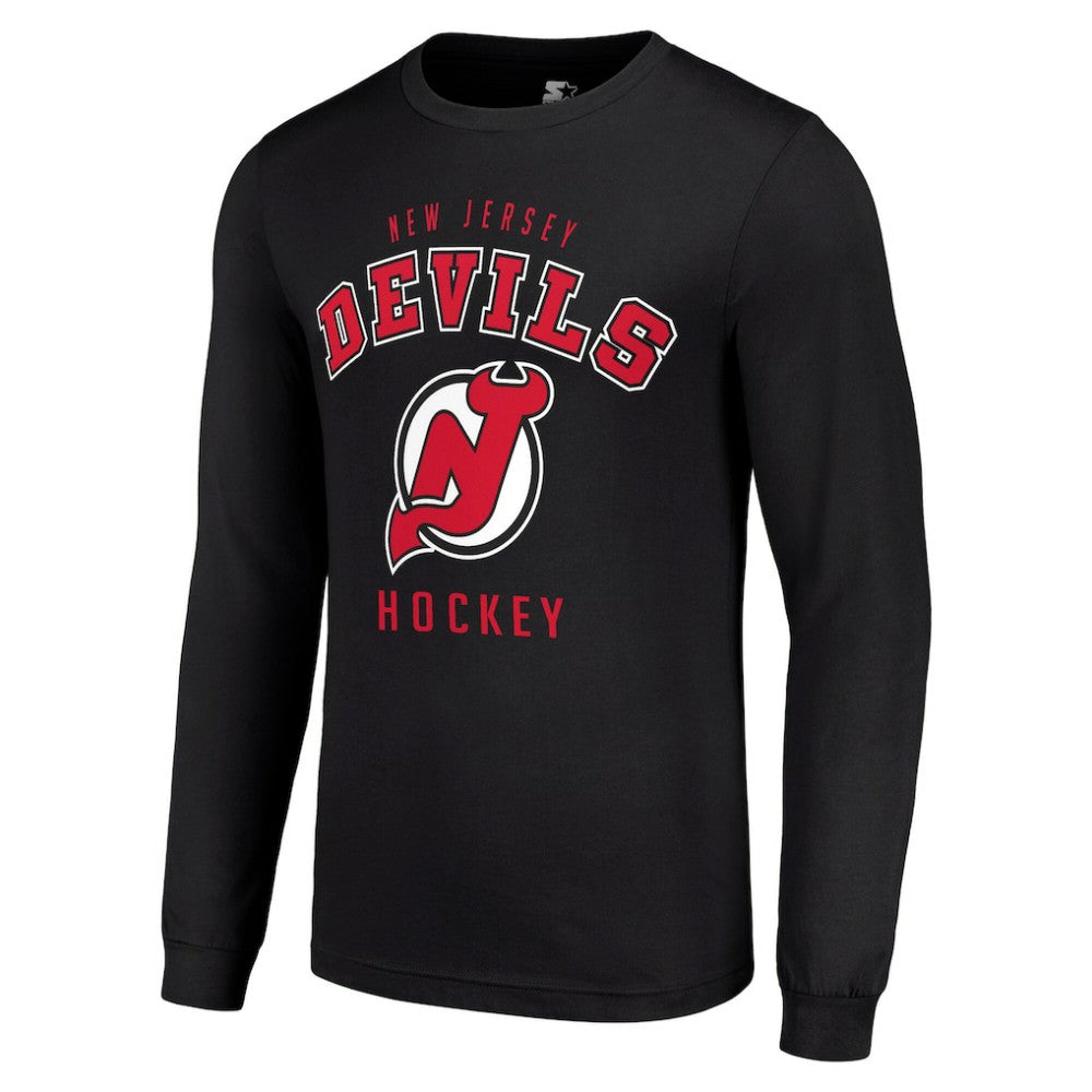 New Jersey Devils Starter Logo Long Sleeve T-Shirt - Black | US 202216220