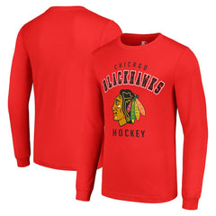 Chicago Blackhawks Starter Logo Long Sleeve T-Shirt - Red | US 202216221