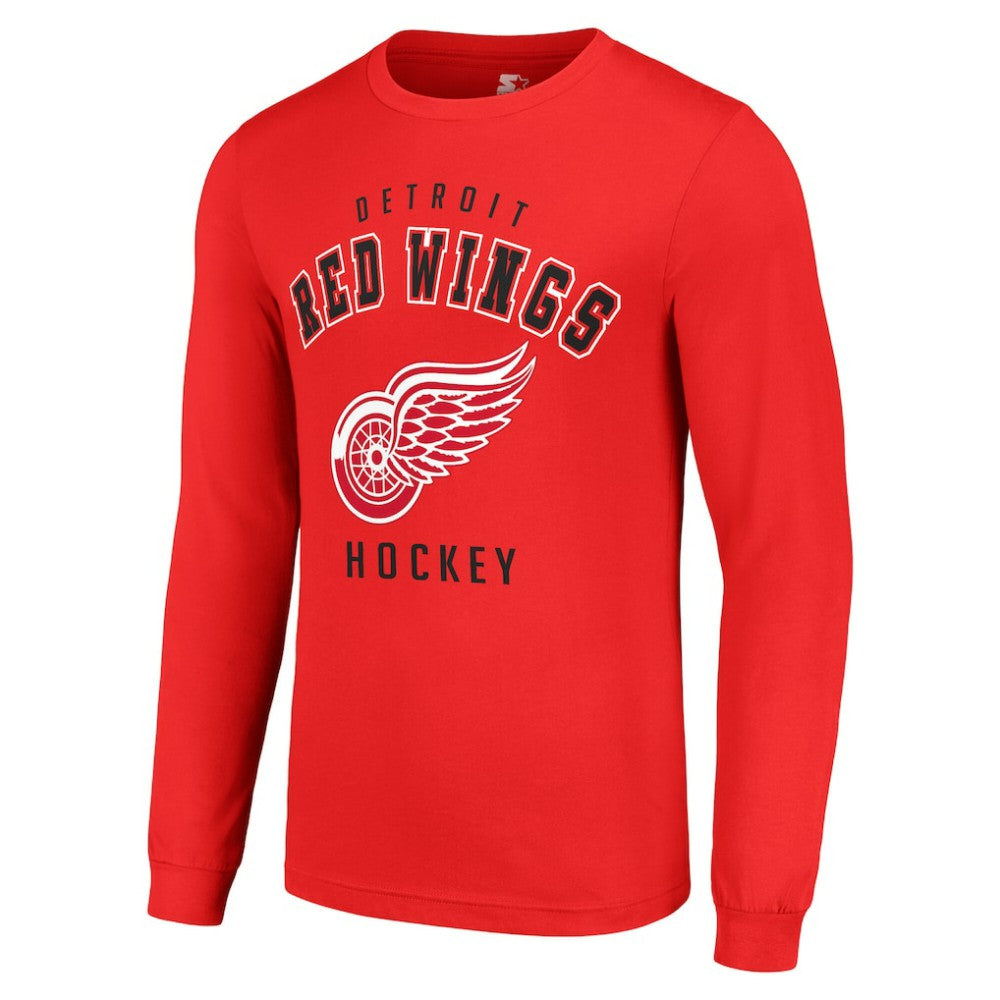 Detroit Red Wings Starter Logo Long Sleeve T-Shirt - Red | US 202216222