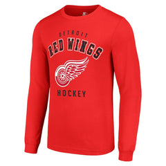 Detroit Red Wings Starter Logo Long Sleeve T-Shirt - Red | US 202216222