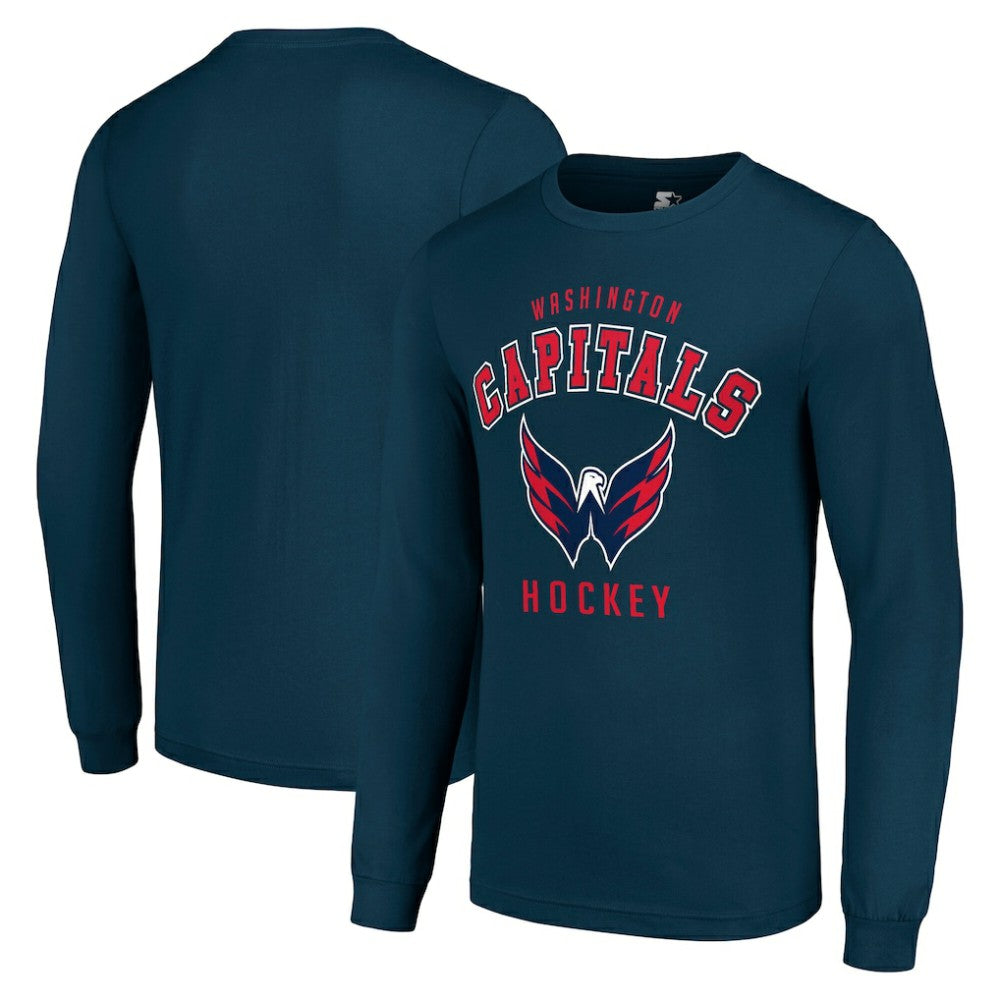 Washington Capitals Starter Logo Long Sleeve T-Shirt - Navy | US 202216225