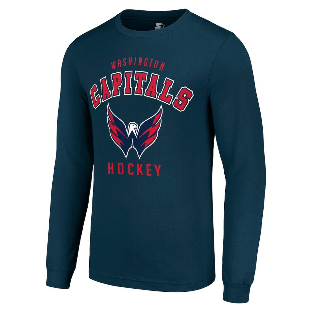 Washington Capitals Starter Logo Long Sleeve T-Shirt - Navy | US 202216225