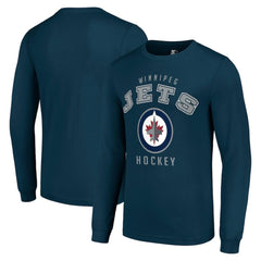 Winnipeg Jets Starter Logo Long Sleeve T-Shirt - Navy | US 202216227