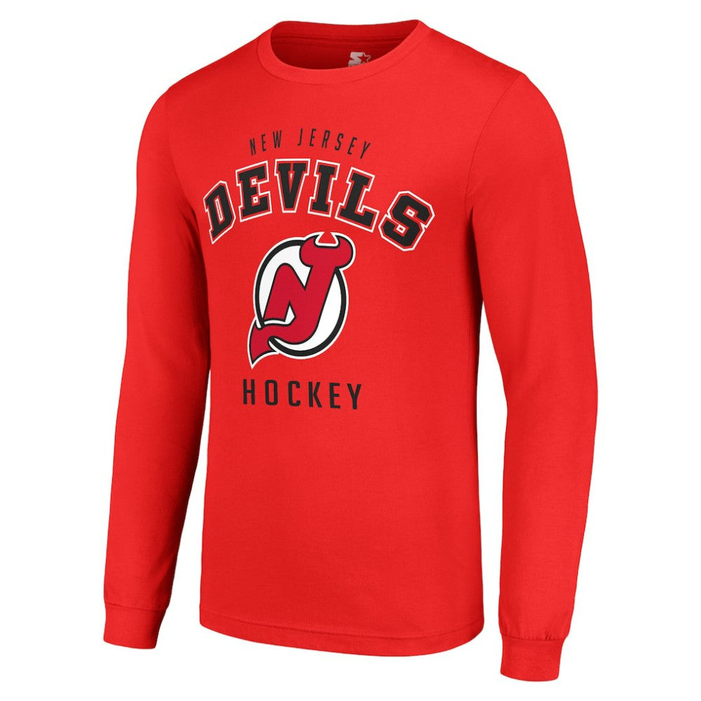 New Jersey Devils Starter Logo Long Sleeve T-Shirt - Red | US 202216233
