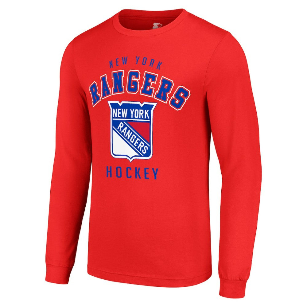 New York Rangers Starter Logo Long Sleeve T-Shirt - Red | US 202216235