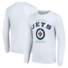 Winnipeg Jets Starter Logo Long Sleeve T-Shirt - White | US 202216236