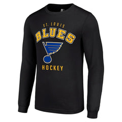 St. Louis Blues Starter Logo Long Sleeve T-Shirt - Black | US 202216237