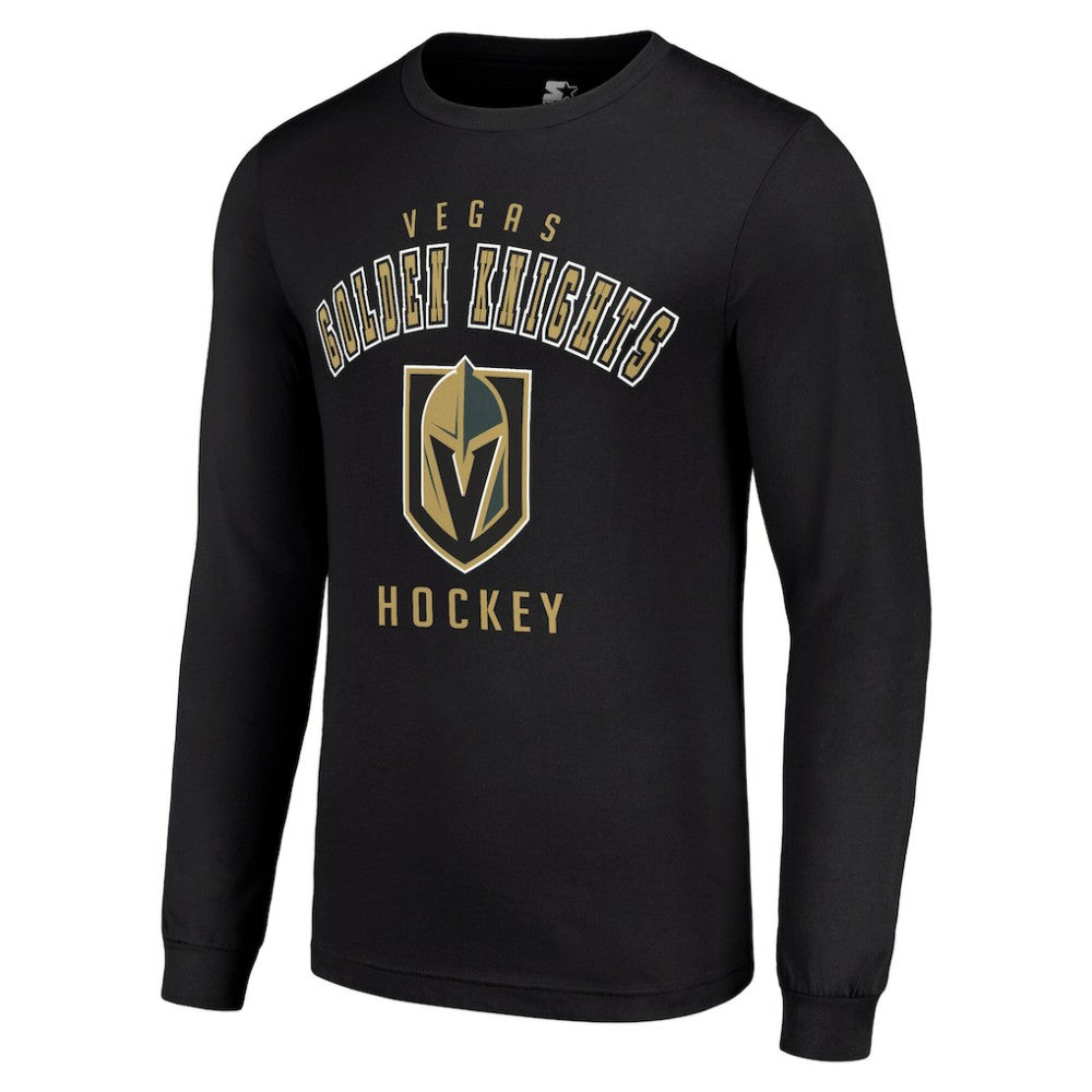 Vegas Golden Knights Starter Logo Long Sleeve T-Shirt - Black | US 202216239