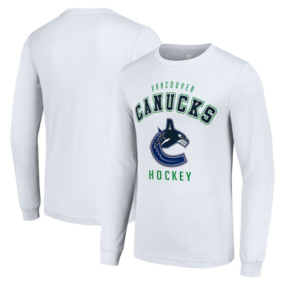 Vancouver Canucks Starter Logo Long Sleeve T-Shirt - White | US 202216241