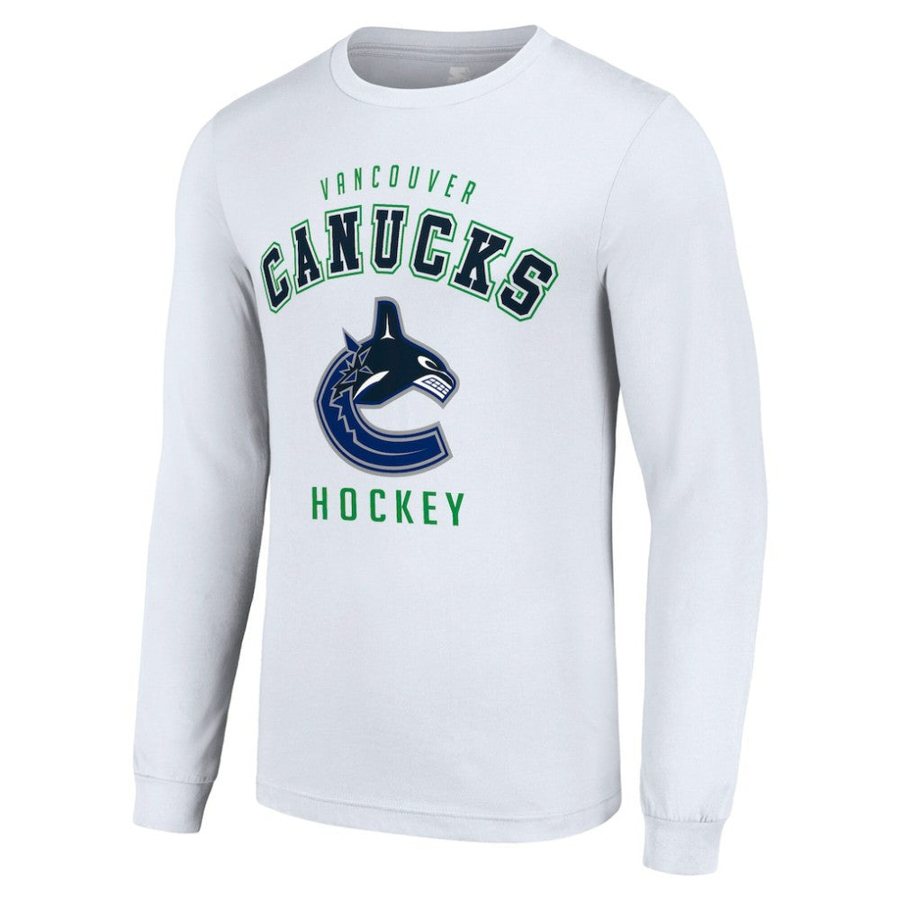 Vancouver Canucks Starter Logo Long Sleeve T-Shirt - White | US 202216241