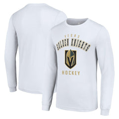 Vegas Golden Knights Starter Logo Long Sleeve T-Shirt - White | US 202216242